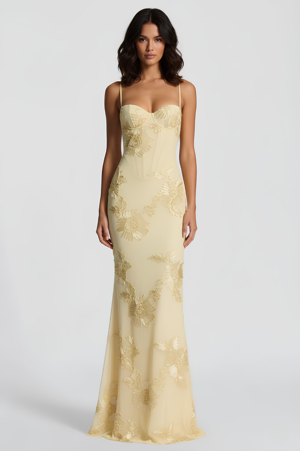 Viena Bustier Maxi Dress