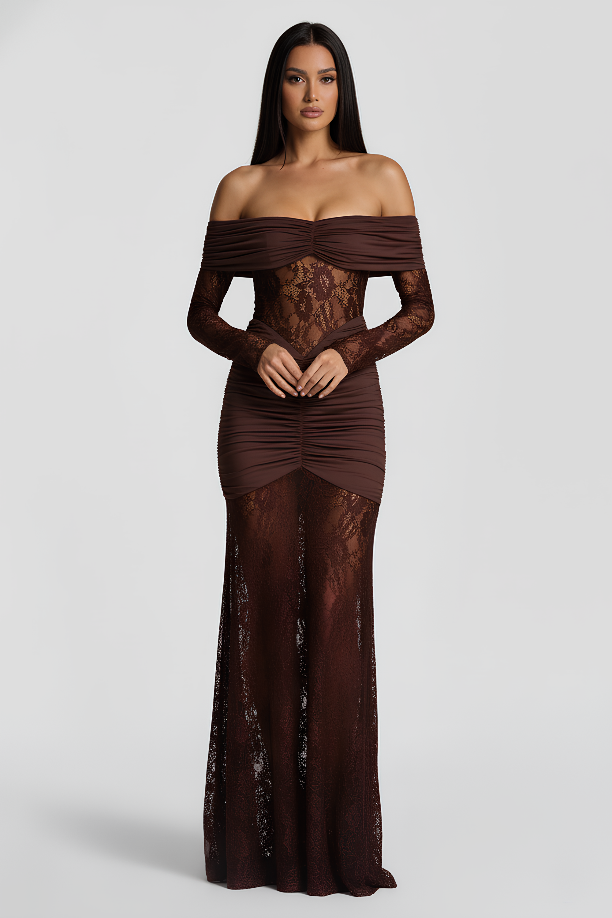 Vestido Longo Renda Karla