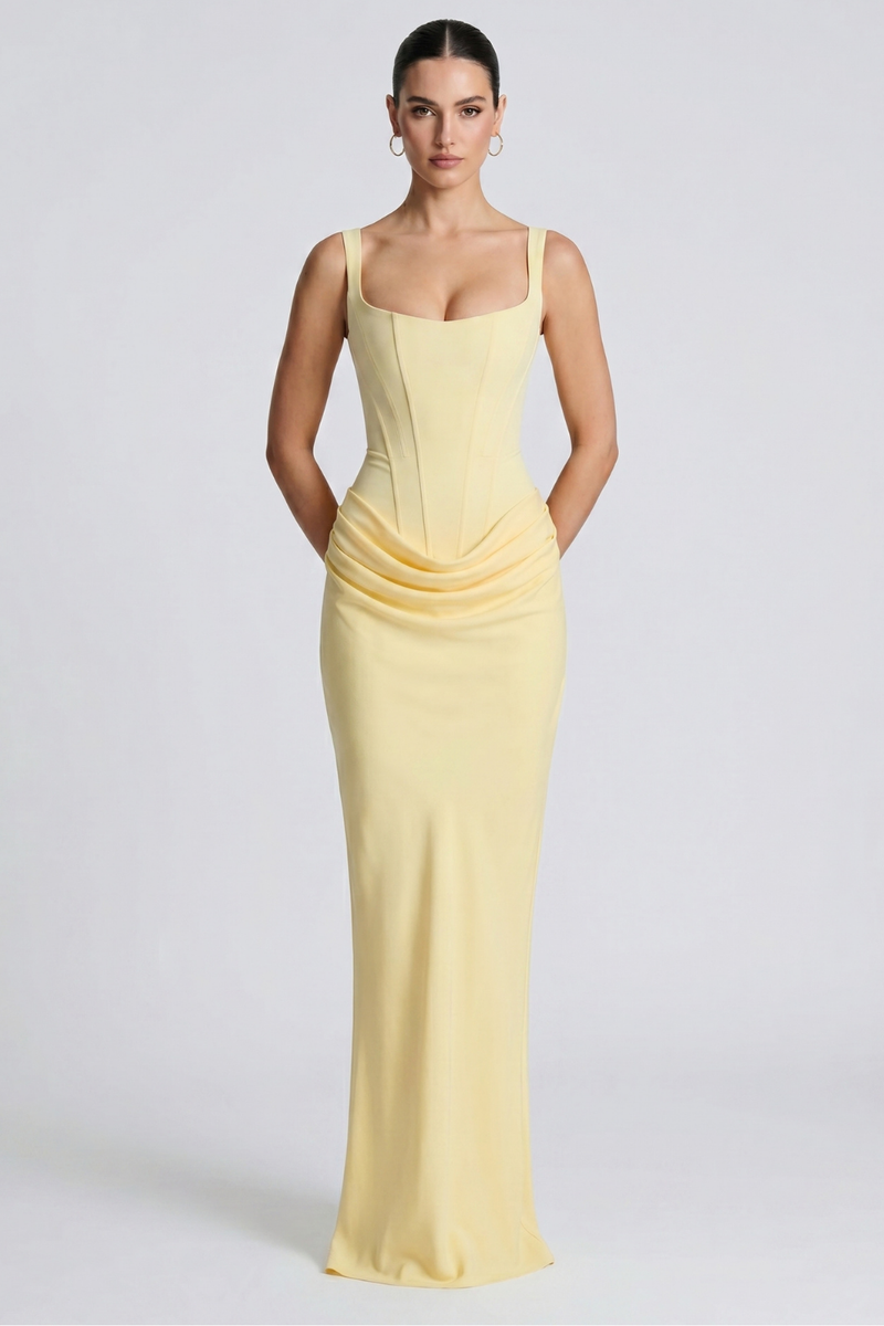 Laura Bustier Maxi Dress