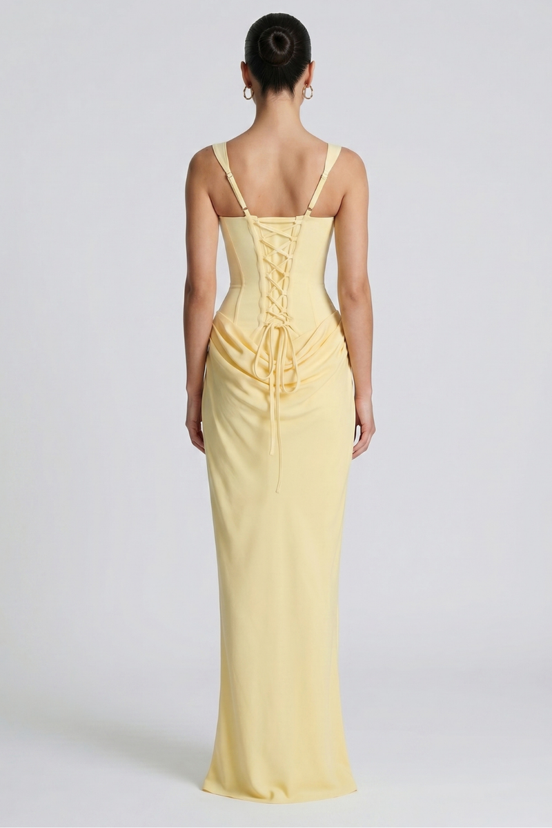 Laura Bustier Maxi Dress