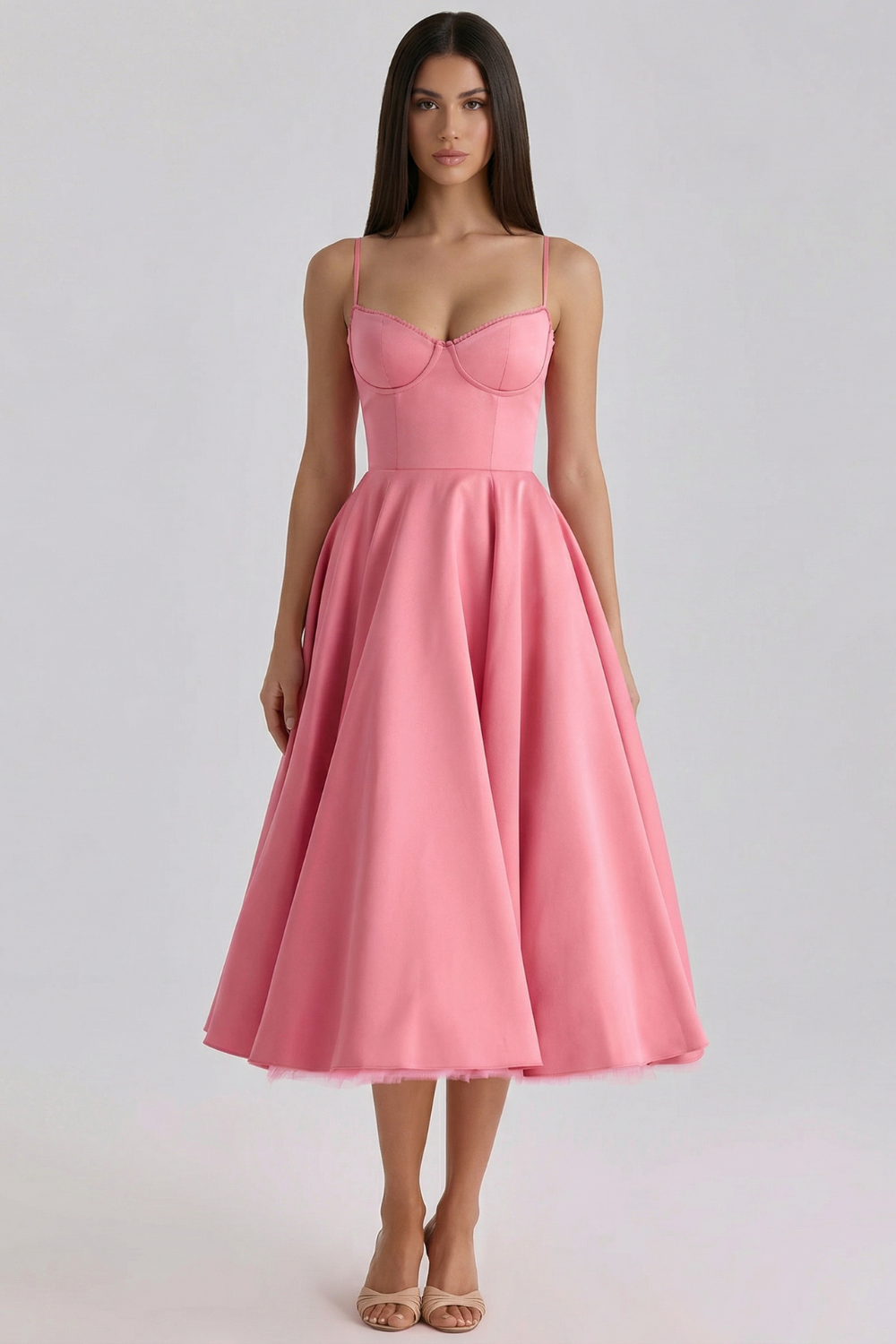 Vestido Midi Cloe - Dupla Camada