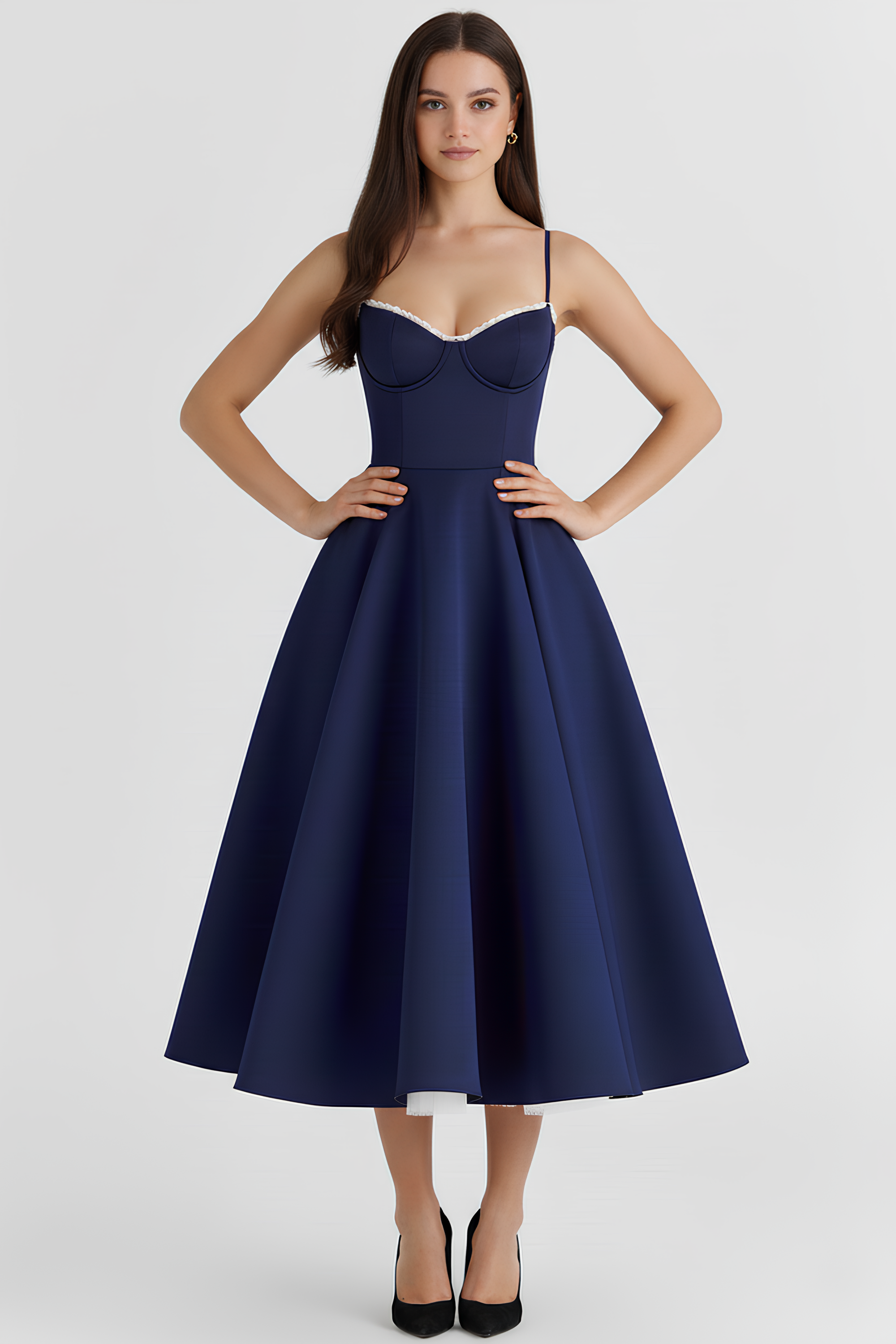 Vestido Midi Cloe - Dupla Camada