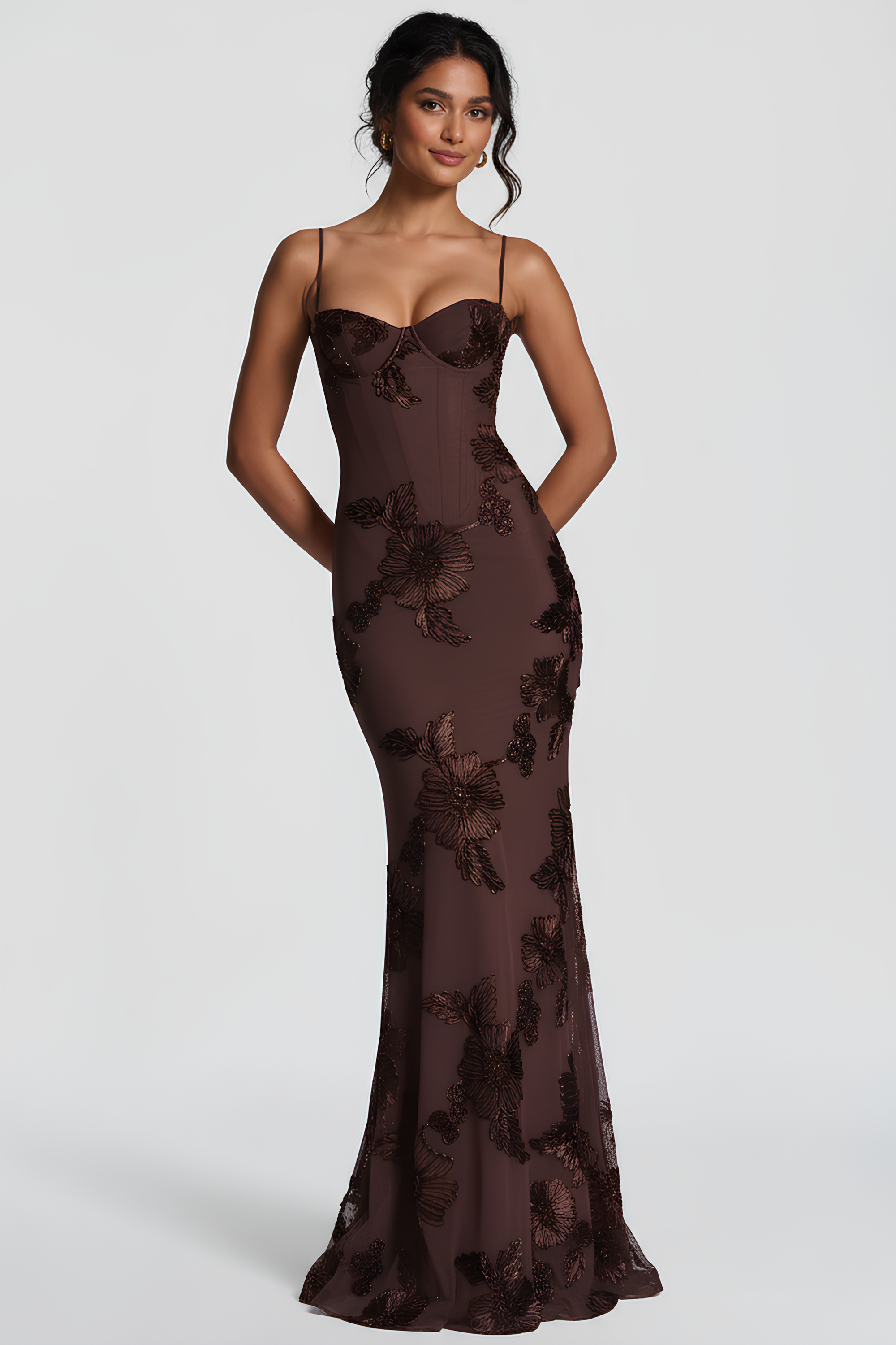 Viena Bustier Maxi Dress